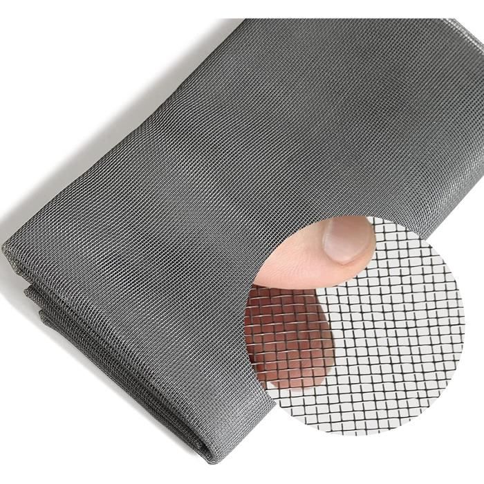 Auxmir Moustiquaire Porte Fênetre Magnétique 70x210cm, Rideau Anti Mouches Aimantée Maille Ultra Fine, Moustiquaire Baie Vitree Coulissante Sans Perçage avec Ruban Adhésif, Fermeture Automatique