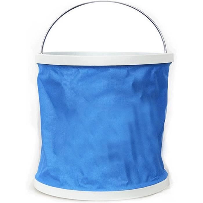Seau Pliable Et Conteneur D'eau Portable - Pour Camping, Rando, Lavage Voiture (3L/5L, Occasion)