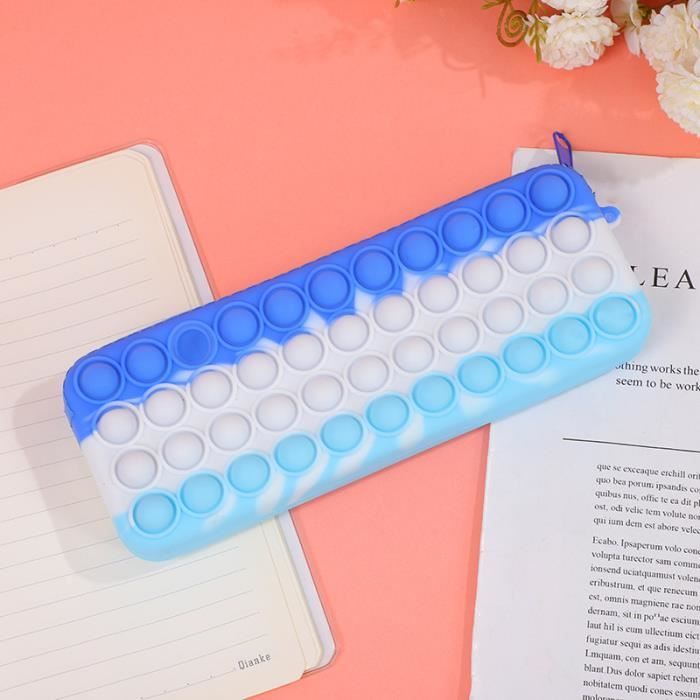 Trousse Anime Silicone 2-en-1 - Porte-Crayons Rétractable Pour École/Bureau - Cadeau Mignon