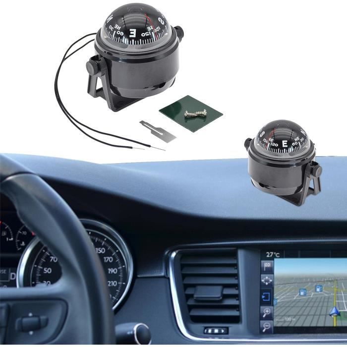 Boussole Marine LED Éclairée - Boussole De Navigation Pour Bateau, Voiture Et Camping