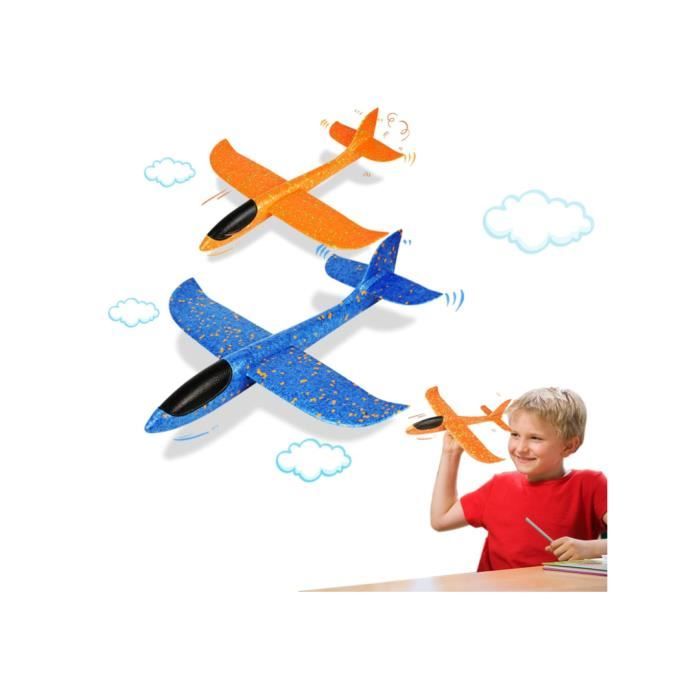 Lot De 6 Avions Planeurs En Mousse EPP – 24 Cm, Jouet D'extérieur Pour Garçons Et Filles, Vol Facile