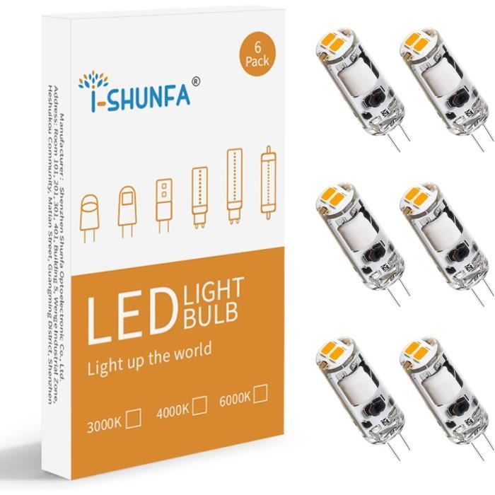 Ampoules Led G4, Ampoules Led G4 0.6W,12V,70Lm Ampoules Led G4,Blanc