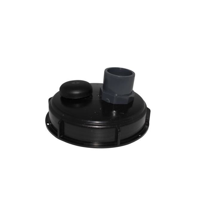 Vanne Papillon 75mm Pour Cuve IBC 1000L - Adaptateur Universel PEHD - Robinet Résistant Acides - Raccord Cuve Eau De Pluie - DN50