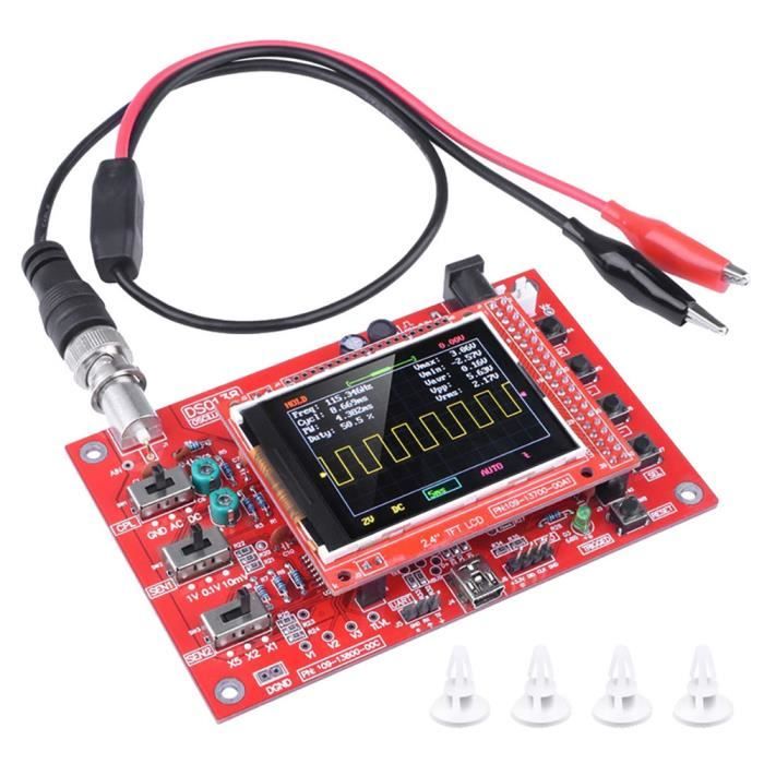 Fully Welded Assembled DSO138 2.4 TFT Digital Oscilloscope (1Msps) + Probe B1 Fully Welded Assembled DSO138 2.4 TFT Digital Oscilloscope (1Msps) + Probe B1