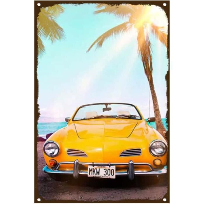 Plaque Métal Vintage Enzo Ferrari – Déco Murale Rétro Pour Bar, Café, Garage (15,2 X 30,5 Cm)