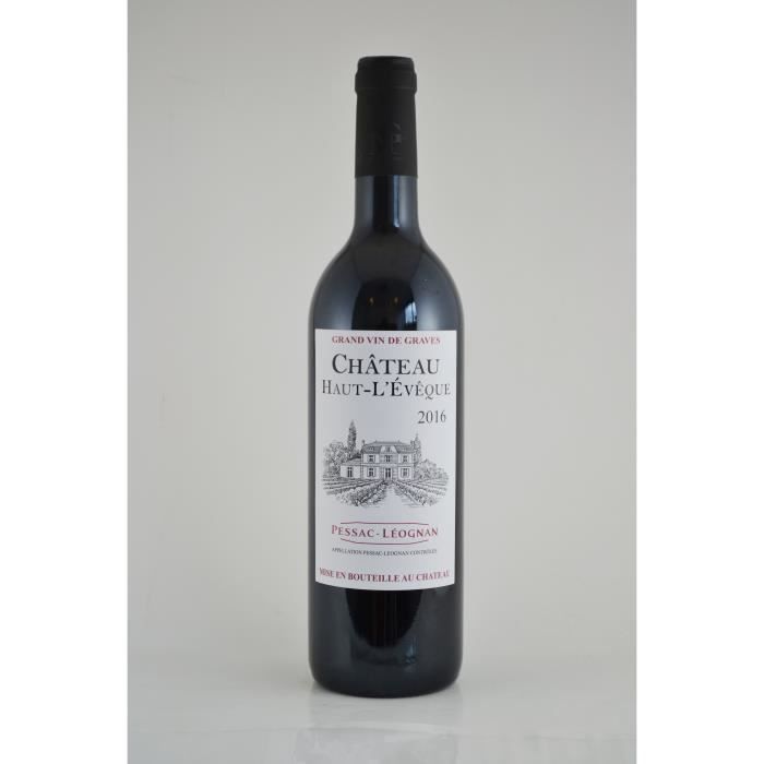 Château Haut l\'Evêque 2016 - AOC Pessac Léognan - Vin rouge de Bordeaux - 1  bouteille 0.75 cl - La cave Cdiscount