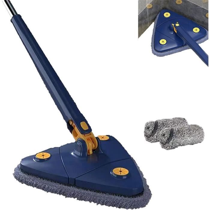 Nettoyeur de piscine rotatif manuel triangulaire WAHAISON, tête de brosse  pour piscine pour nettoyer les murs, carrelage et sols sans effort