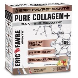 ERIC FAVRE® - Pure collagen+ - 10 doses - saveur pêche citron