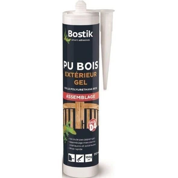 Colle PU bois extérieur gel 310 ml - BOSTIK - 30605513