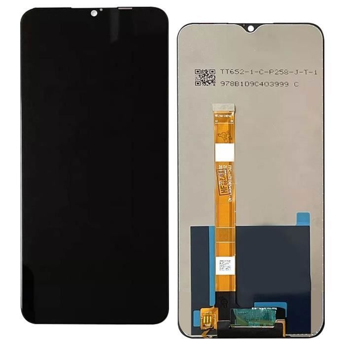 Écran LCD Complet Pour Realme 7i – Noir Sans Châssis – Pièce De Rechange Neuve – Compatible 100%