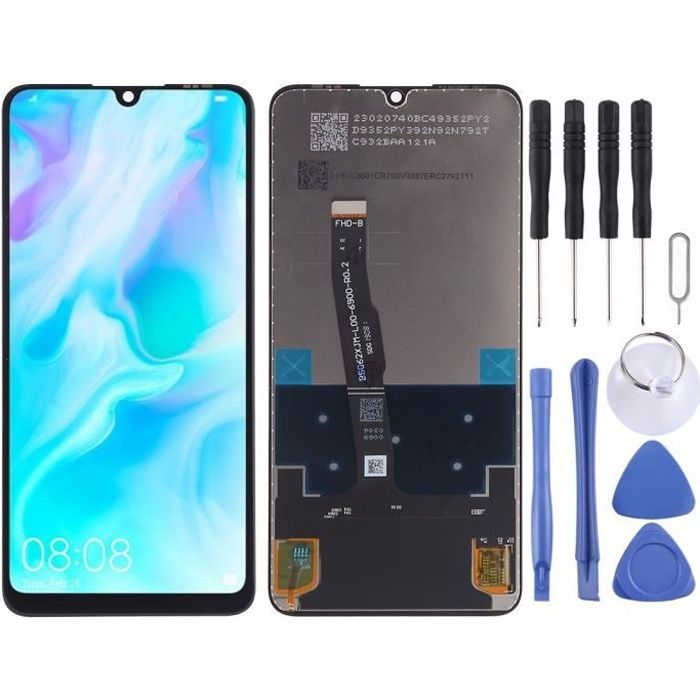 ECRAN + FRAME pour HUAWEI P30 LITE BLEU