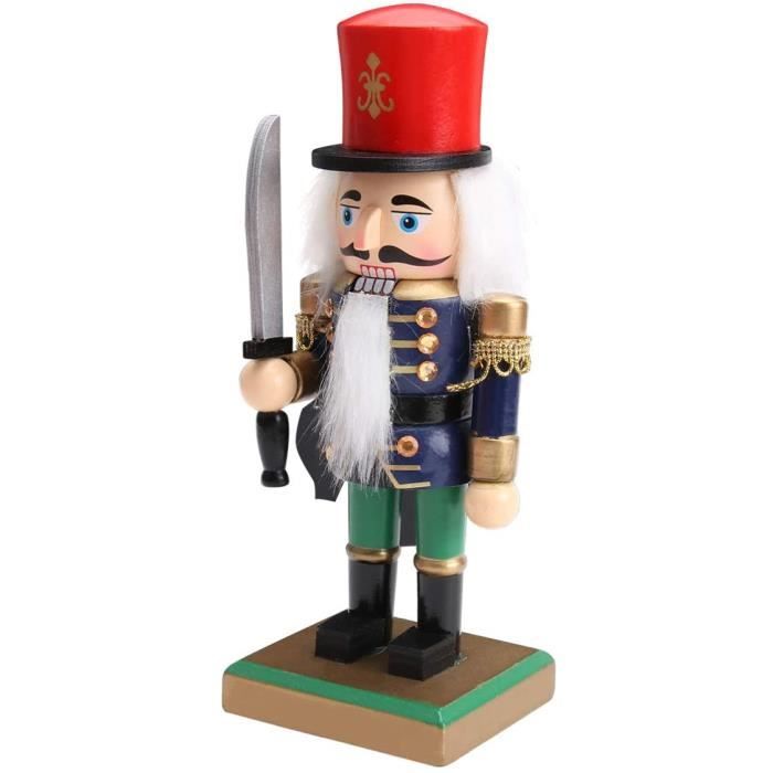 Kit DIY Marionnette Casse-Noisette à Peindre EPIGEIST - Soldat De Noël Avec Perruque Et Pigments - Décoration Et Cadeau Créatif Pour Enfants