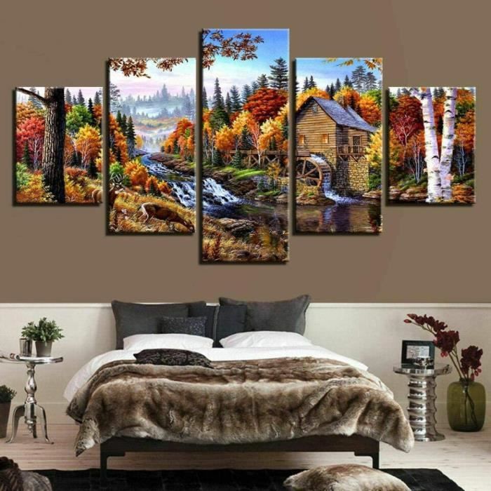 Impression sur Verre 70x50cm Tableaux Image Photo Tropiques Arbres