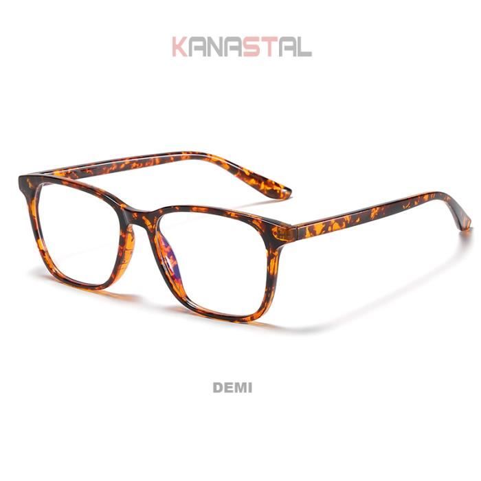 Couleur DEMI degre Myopie 0.50 Lunettes de lecture Anti lumiere bleue pour hommes et femmes verres CR39 ve Cdiscount Bijouterie