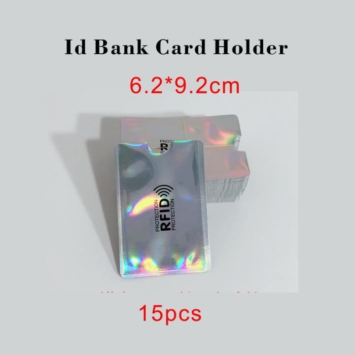 Porte-cartes (2) anti-RFID Silver