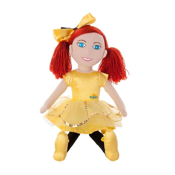 Bigjigs Toys Modré puntikované šaty s jelenem pro panenku 38 cm