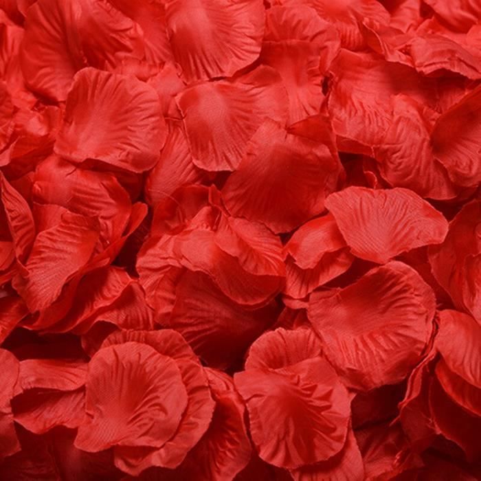 500pcs Soie Artificielle Rose Pétales de Mariage Fleurs Table Confetti De Fête Décoration 