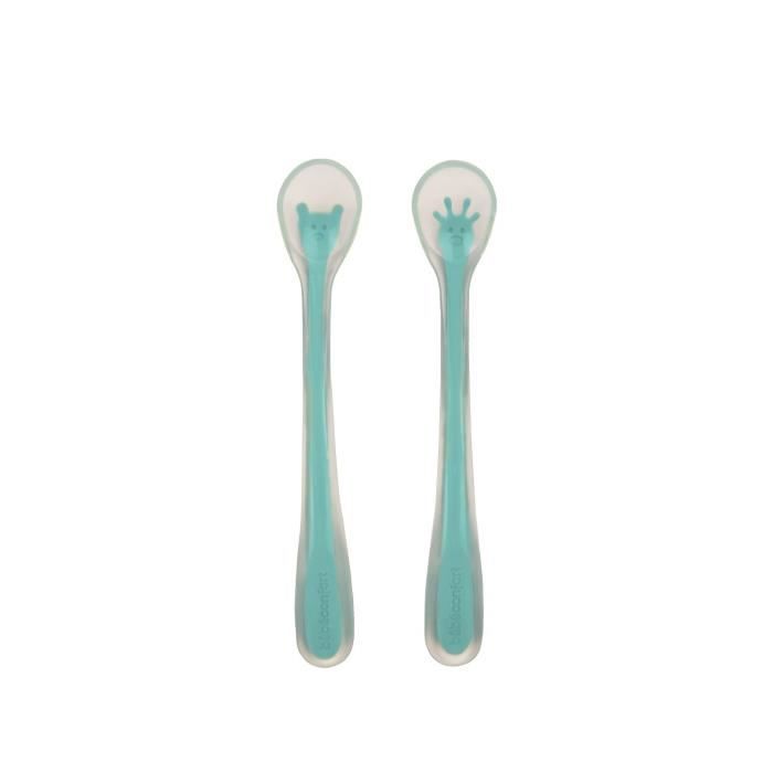 Bebe Confort Lot De 2 Cuilleres En Silicone Douces Cdiscount Puericulture Eveil Bebe