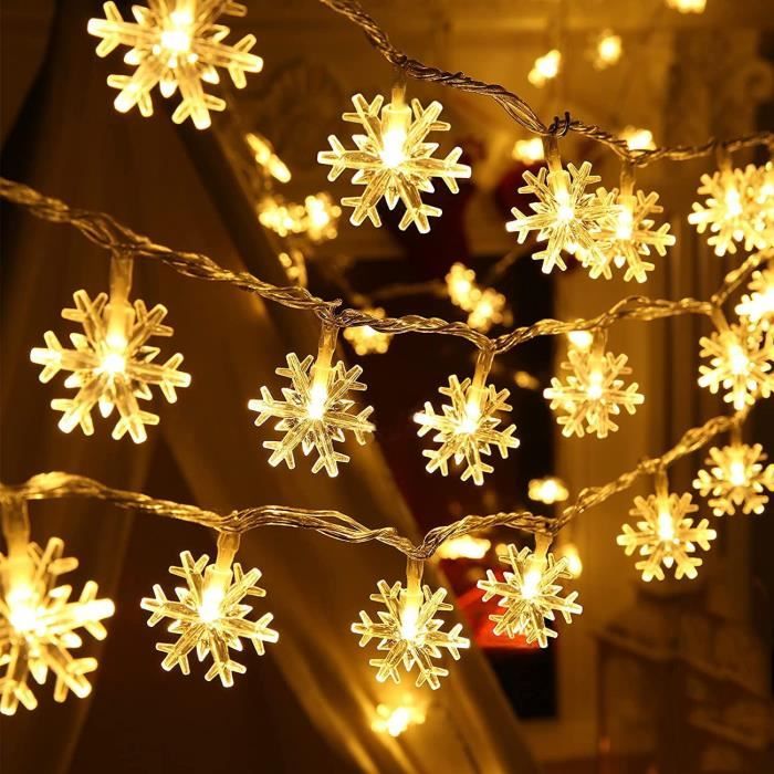 LED guirlande électrique étoile de Noël Guirlande warmweiss système d'enfichage sapin