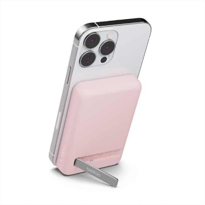 Batterie externe - BELKIN - 5000mAh - MagSafe magnétique - Recharge sans fil Pass-Through - USB-C 10W