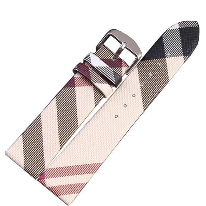 Unisexe en cuir vachette cuir du bracelet montre pour les Montres Burberry Convient 18mm / 20mm / 22mm , - Achat/vente bracelet de montre - Cdiscount