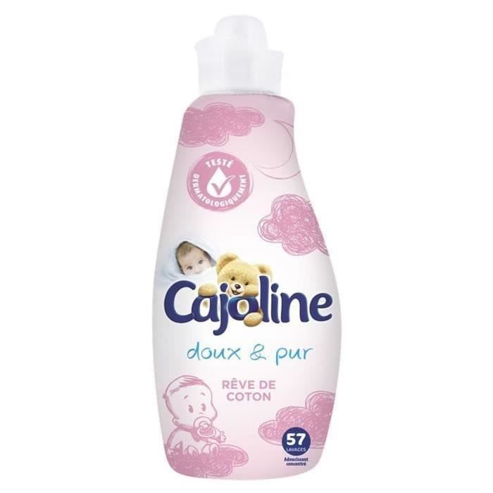 LOT DE 4 - CAJOLINE - Doux Et Pur Rêve de Coton - Adoucissant concentré ...