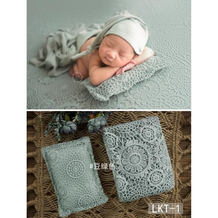 Ensemble d'Enveloppe photographique pour nouveau-né (chapeau + oreiller + enveloppe ) CL8