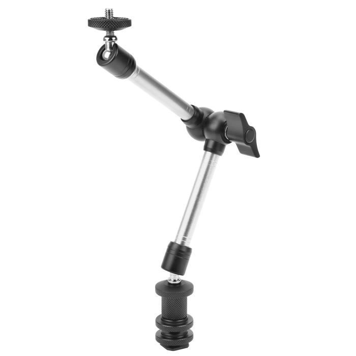 Bras Magique Articulé NEEWER 18 Cm – Support Caméra, Lampe, écran, Charge 3 Kg, Vis 1/4 Et 3/8