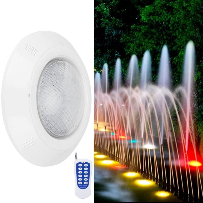 Lampe LED Submersible 12V 10W IP68 - Pour Piscine, Fontaine, Aquarium - Blanc Chaud Ou Froid, Angle 30°
