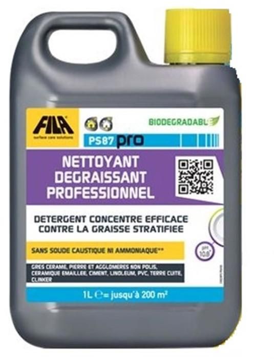 Détergent, dégraissant, décapant PS87 PRO - Le bidon de 1 litre - 53000012
