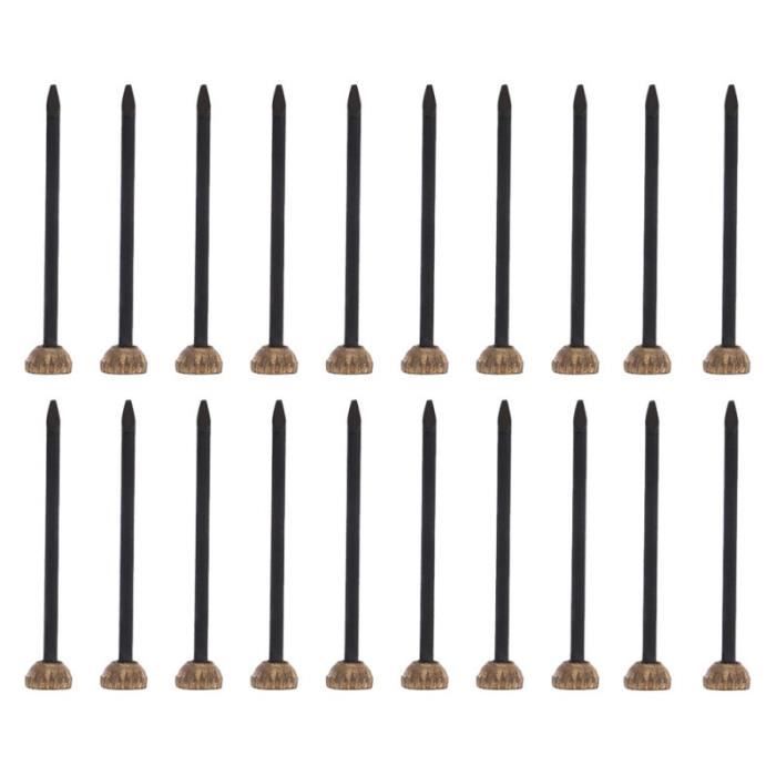 300 Petits Clous Laiton 1,2x19 Mm - Pour String Art, Loisirs Créatifs, Bois (Neuf)