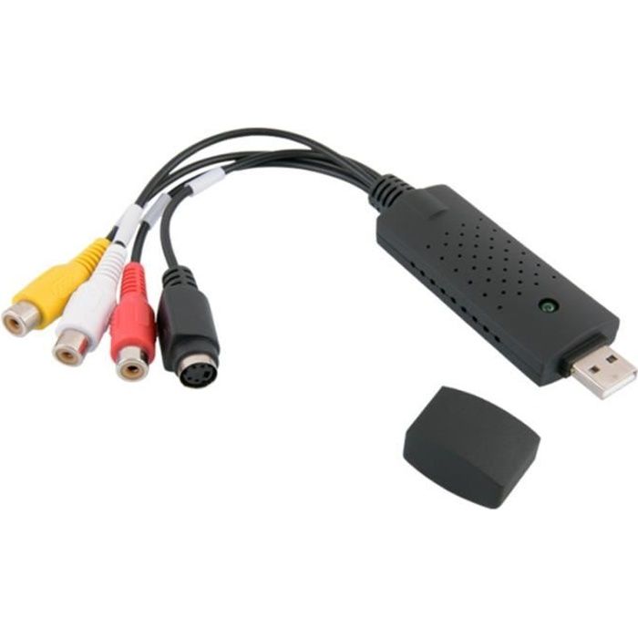 USB Boîtier d'Acquisition Vidéo Audio, Adaptateur de Capture 2.0