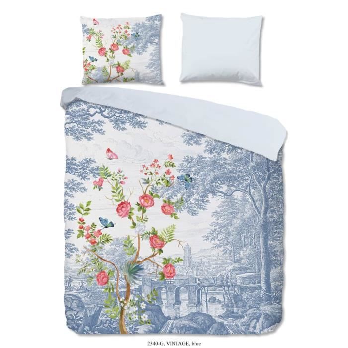 Good Morning Housse de couette VINTAGE 140x200/220 cm - Cdiscount Maison