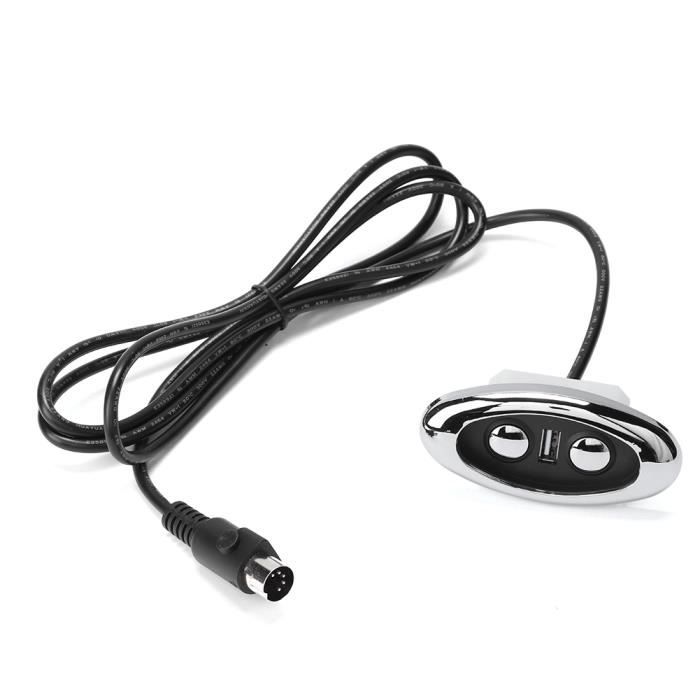 Télécommande Canapé Inclinable Télécommande Fauteuil Inclinable 2 Boutons - Commutateur ABS 5A 5 Broches Commande Double Bouton