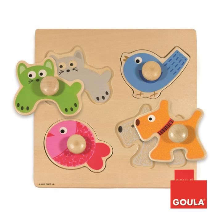 Puzzle animaux de la ferme magnétique (12 pièces) : Goula