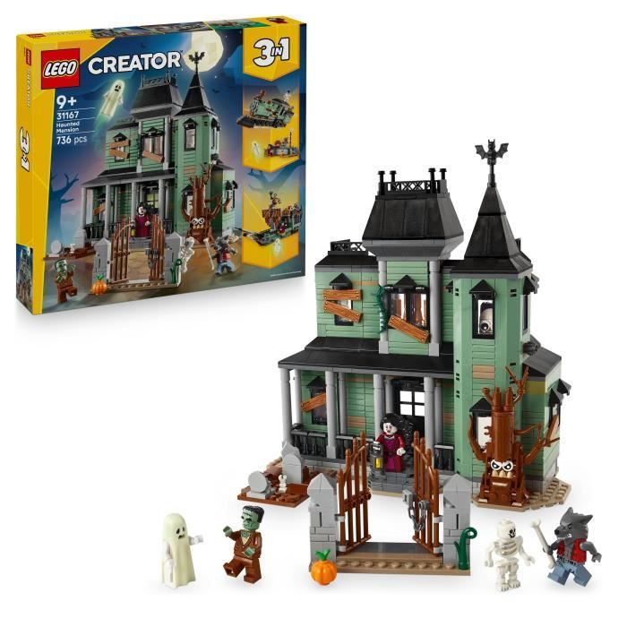 LEGO® Creator 3 en 1 31167 Le manoir hanté - vue 2