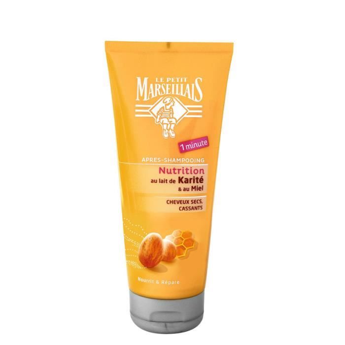 Le Petit Marseillais Après-Shampooing karité et miel 200ml ...