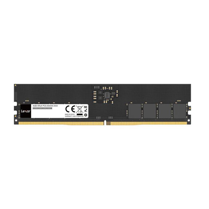Barrette Mémoire - LEXAR - DDR5 16 Go - 288 PIN U-DIMM - 4800 MHz CL46 - 1.1 V - Blister