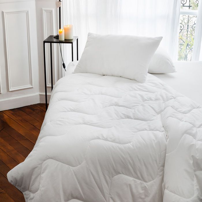 Housse De Couette Couette Été 200x200 Cm Cocoon Garnissage Fibre Polyester 200g/m2 - Couette Housse De Couette 220x240