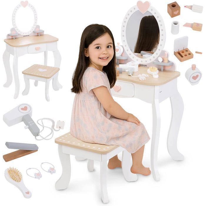 Kit de coiffure en bois pour enfants + ceinture d'accessoires | JOUETS ET JEUX Jouets en bois Par âge Pour une fille de 3 ans Par âge Pour une Kit de coiffure en bois pour enfants + ceinture d'accessoires | JOUETS ET JEUX Jouets en bois Par âge Pour une fille de 3 ans Par âge Pour une