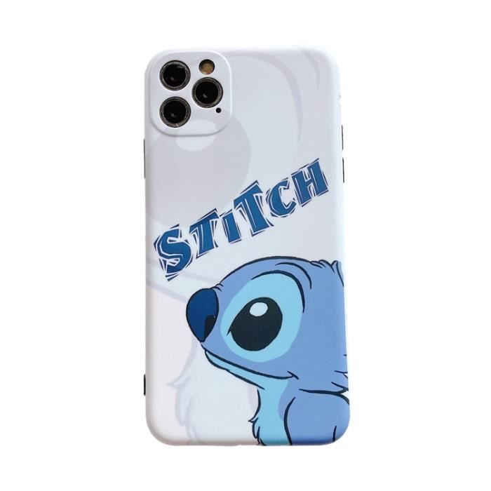 Coque iPhone 11 PRO,Disney Stitch Blanc Premium AntiChoc Souple Silicone  Coque Compatible iPhone 11 PRO - Cdiscount Téléphonie