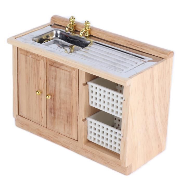 Service à Thé Miniature WUSJCOF 14 Pièces - Échelle 1/12, Résine Et Bois, Pour Maison De Poupée - Détails Réalistes