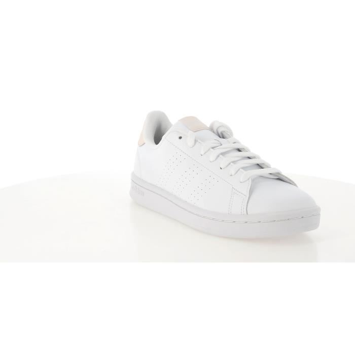 CHAUSSURES MULTISPORT BASKETS ADIDAS ADVANTAGE ID9652 POUR FEMMES COULEUR BLANCHE ROSE Bianco Cdiscount Sport