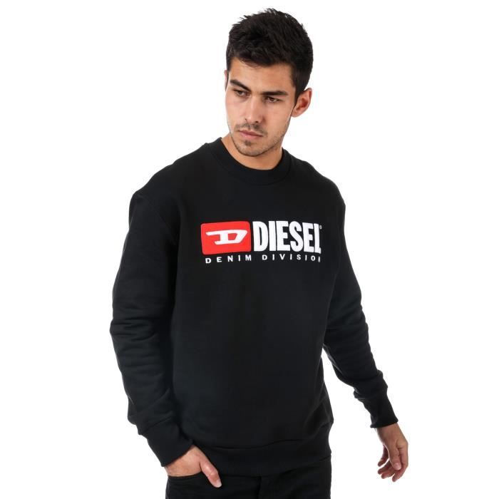 A03785 0naww sweatshirt DIESEL pour homme en coloris Noir Homme Vêtements Articles de sport et dentraînement Sweats 