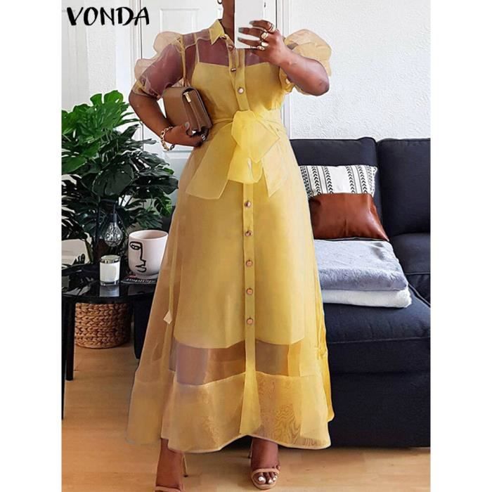 Robe longue pliss e en dentelle grande taille 5XL style boh mien