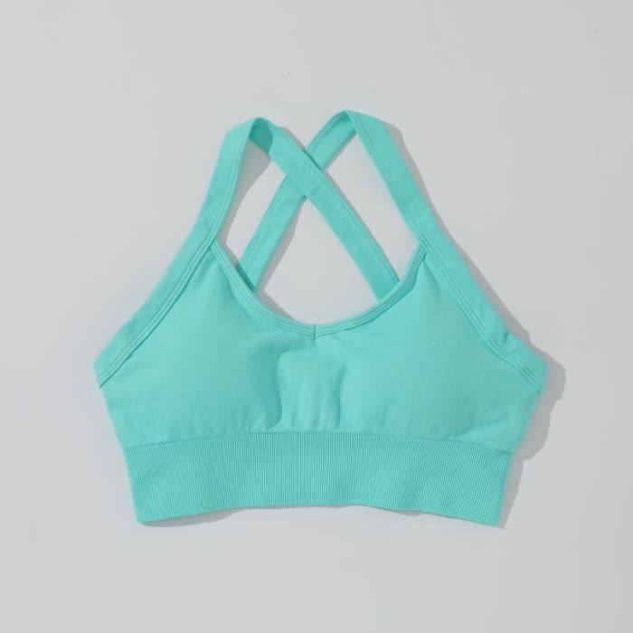 Acheter Nessaj Été Femmes Manches Longues Ensembles de Yoga Fitness Tricot Chemises d'Entraînement Shorts de Cycliste Tenue de Sport Gym Costume