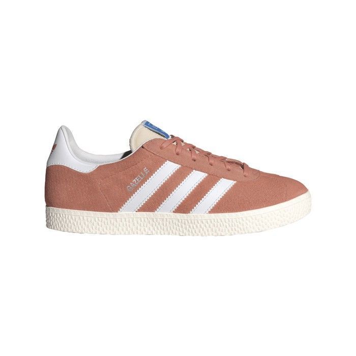Adidas Chaussures pour Enfant - Adidas - Gazelle J - Rouge - Lacets - Synthétique