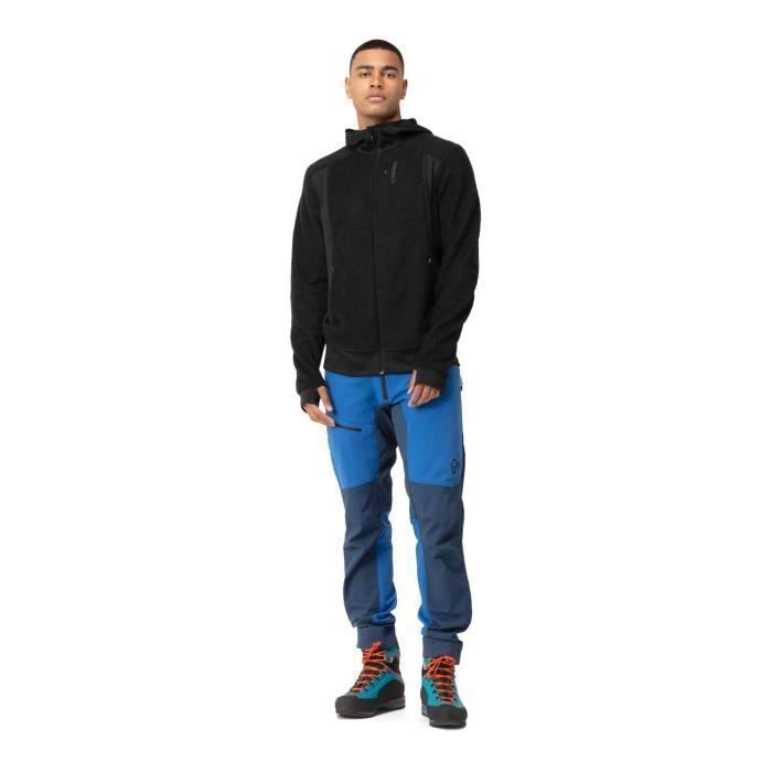 Veste Polaire - Norrona - Falketind Alpha120 Zip Hood - Noir - Homme - Multisport Veste Polaire - Norrona - Falketind Alpha120 Zip Hood - Noir - Homme - Multisport