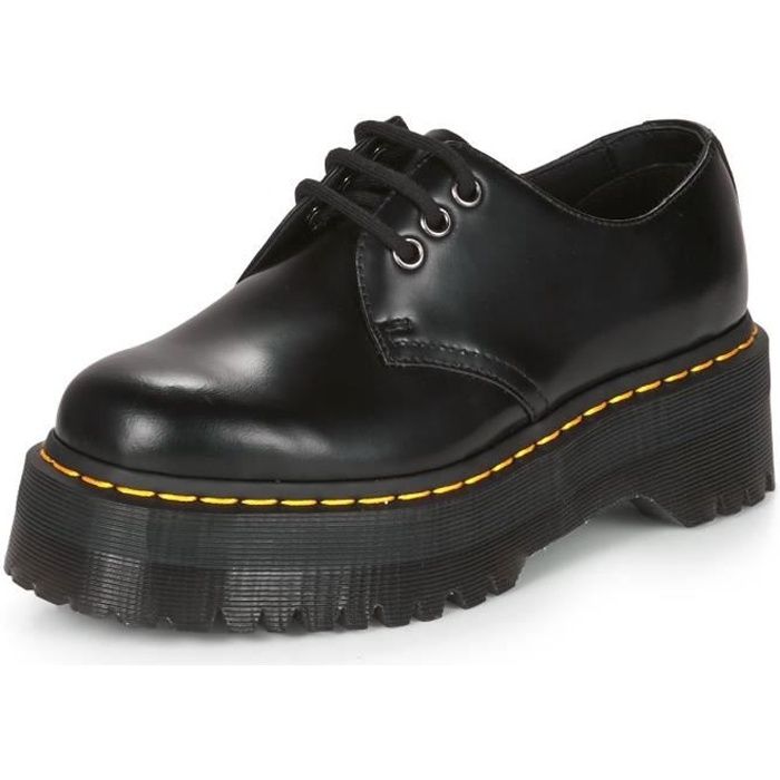 Chaussure à lacets Dr Martens 1461 QUAD - Cuir - Mixte - Noir