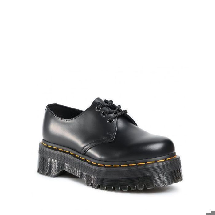 Chaussure à lacets Dr Martens 1461 QUAD - Cuir - Mixte - Noir